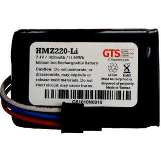 Global Technology Systems BTRY ZEB iMZ220/320 1620MAH, BT-17790-1